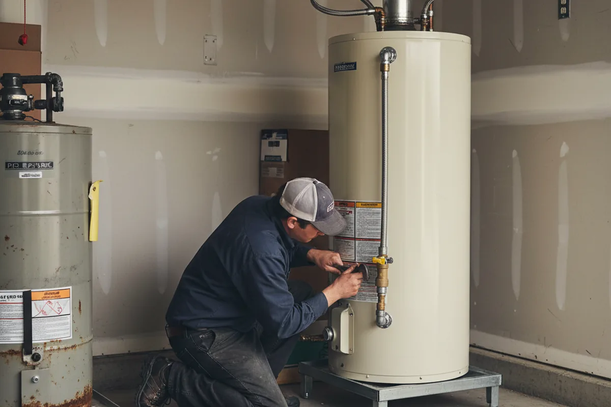 Water heater and shutoff valve replacement in Woodland Park